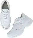 Aarron Women's Casual Sneakers - White (Size 7/UK India)