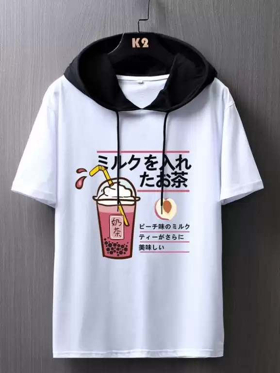 Printed Men Black T-Shirt