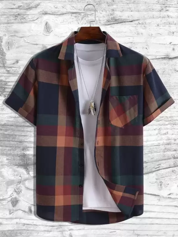 Men Printed Casual Multicolor Shirt