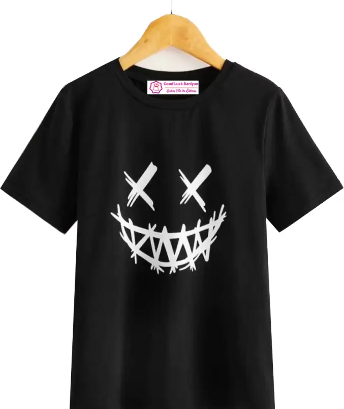 Baby Boys & Baby Girls Solid Cotton Blend T Shirt (Black, Pack of 1)