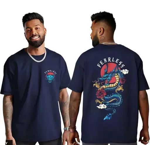 avy Oversized T Shirt For Men/ Over Size T Shirt For Men/ T Shirts/ T Shirts Men Cotton Blend T Shirt/ T Shirt/ T Shirt For Men/ Oversized T Shirt Back Print Anime