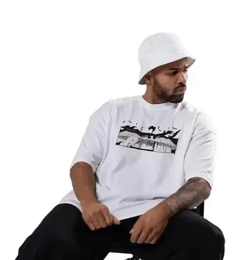 Mens Printed Premium & Trendy T-Shirts |Men's Text Graphic Printed Tshirt | Soft Cotton Stylish T-Shirt for Boys | Round Neck Half Sleeve | Latest Collection Swag T- shirts