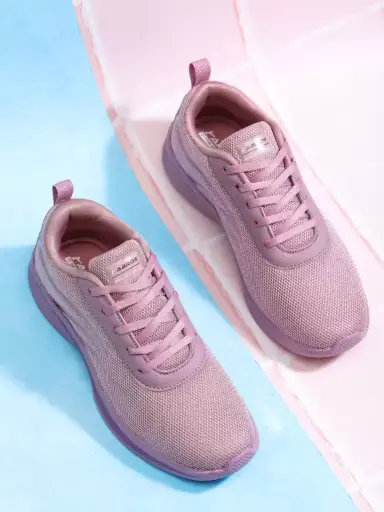Eliana Women's Mesh Sports Shoes - Pink