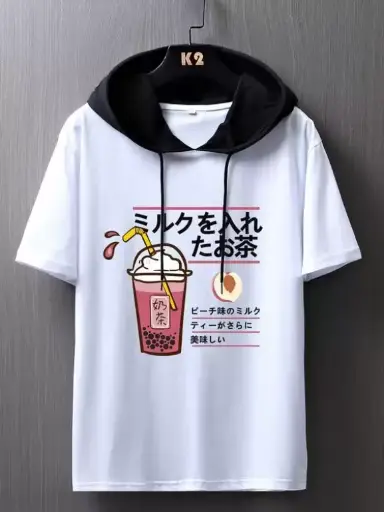 Printed Men Black T-Shirt