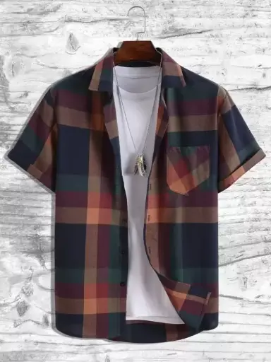 Men Printed Casual Multicolor Shirt